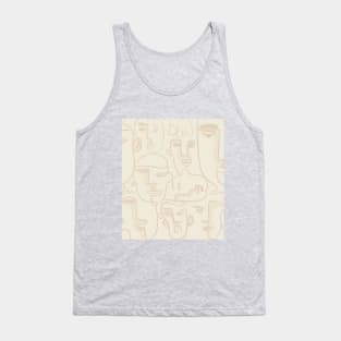 abstract weird portraıts Tank Top